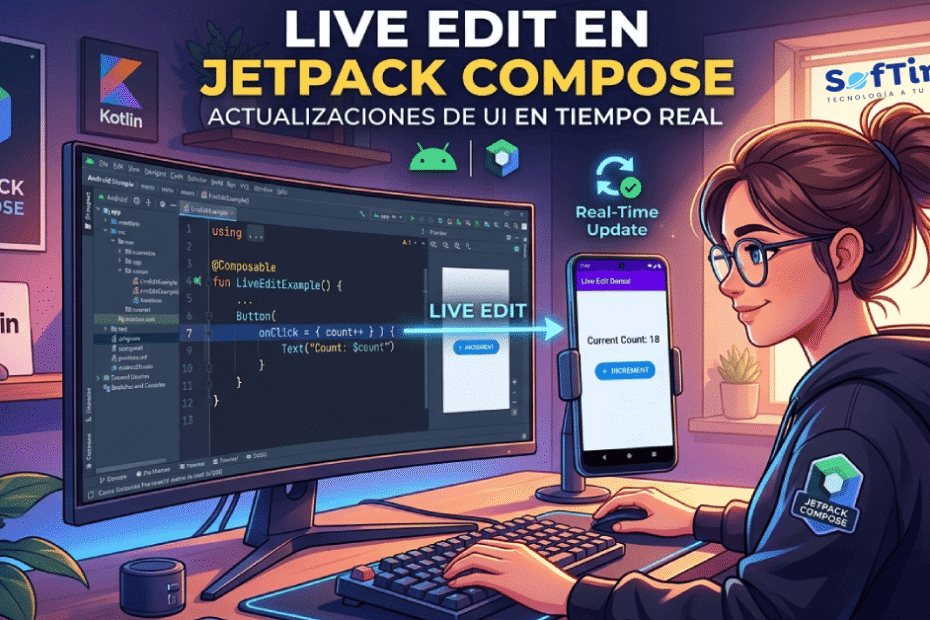 Live Edit Compose en Kotlin